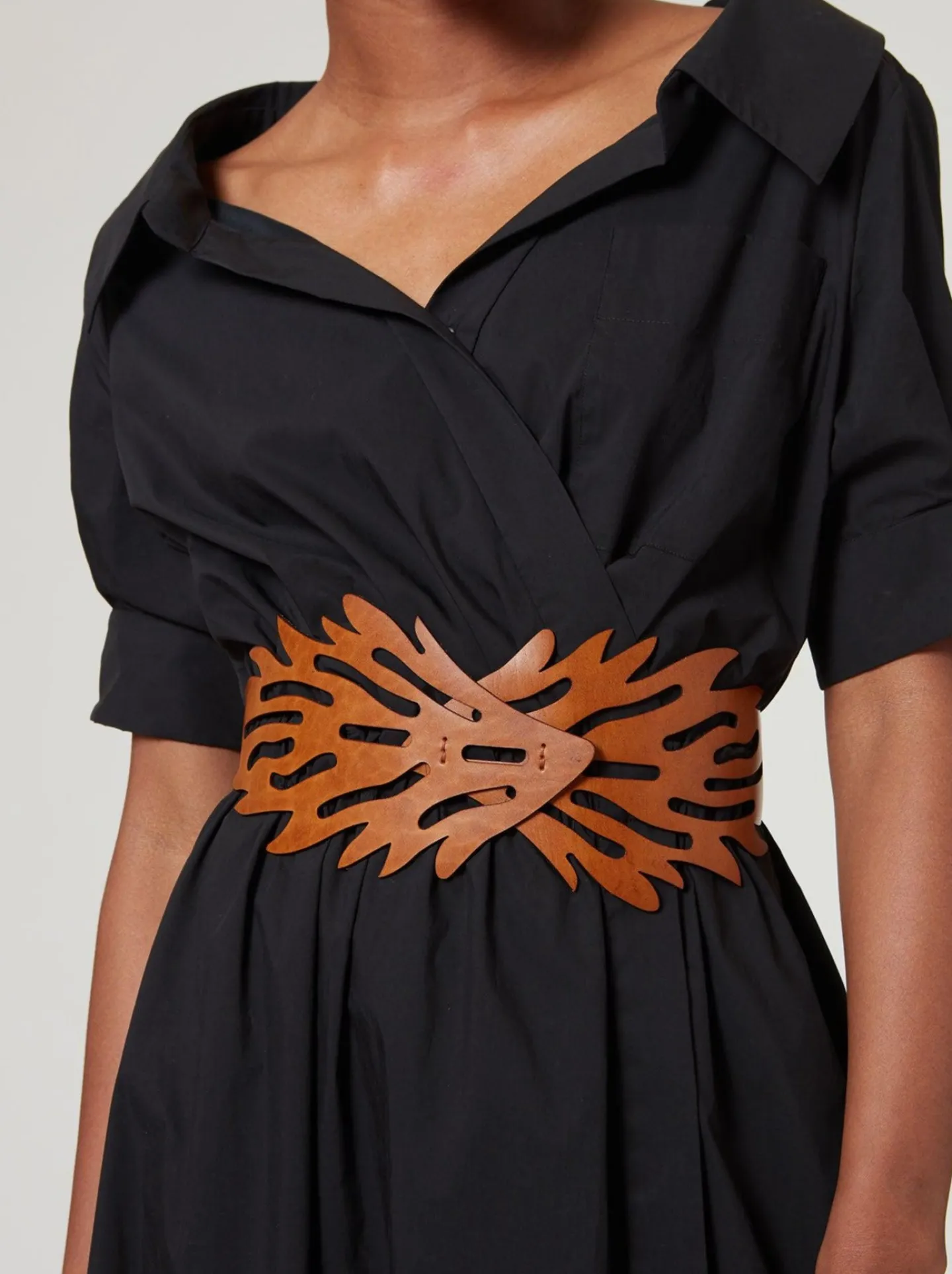 Altuzarra Belts*Coral Belt Cognac