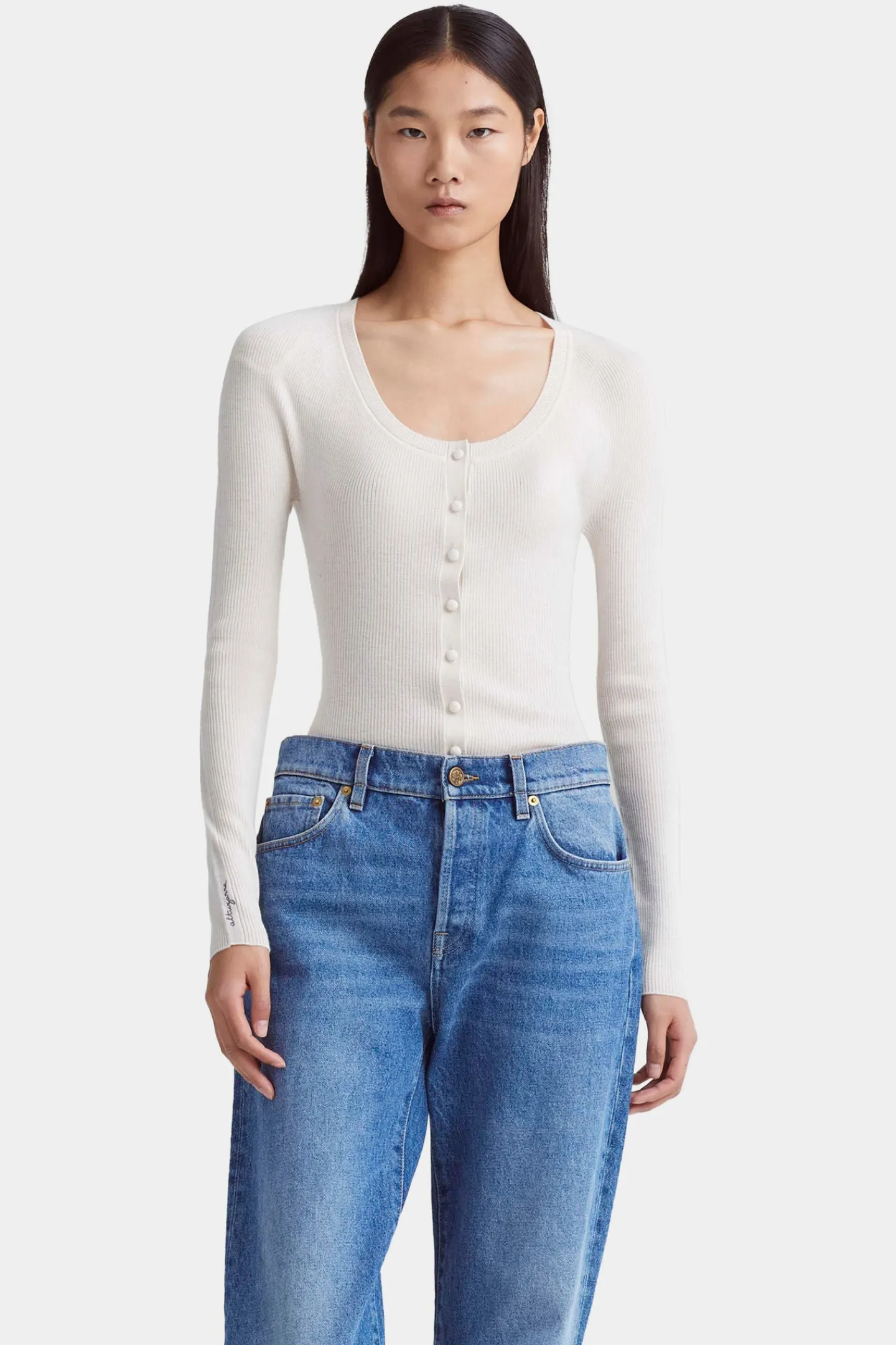 Altuzarra Knitwear*Jones Sweater Ivory