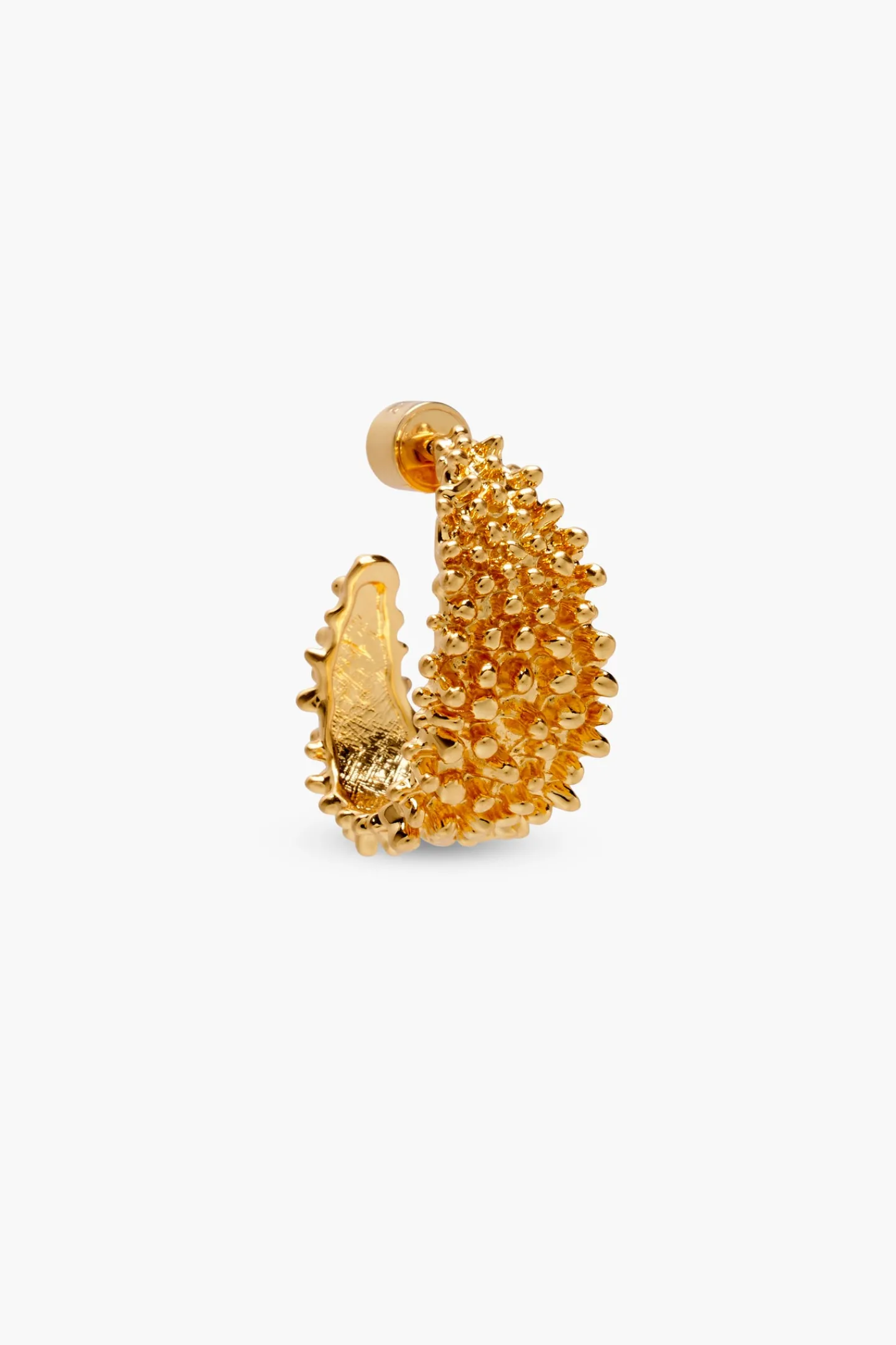 Altuzarra Jewelry*Textured Hoop Earrings Gold